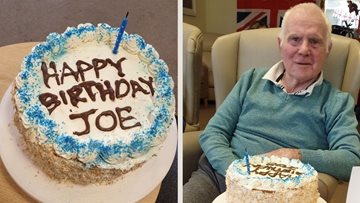 A very happy birthday to Worsley Lodge Resident